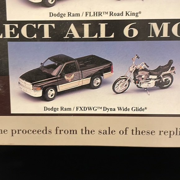 Vintage 95th Anniversary Dodge Ram Harley Davidson FXDWG Dyna Wide Glide - Picture 5 of 16